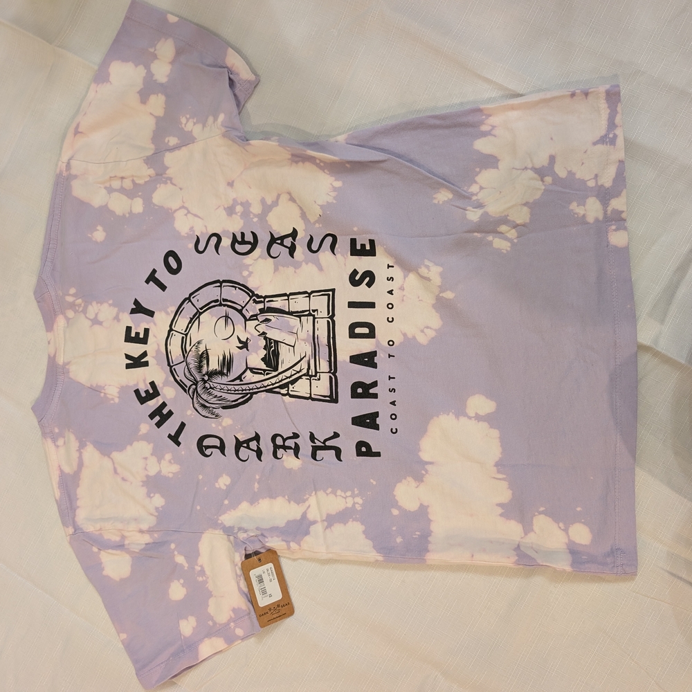 Tie-Dye Dark Seas Graphic Tee Women's Xs